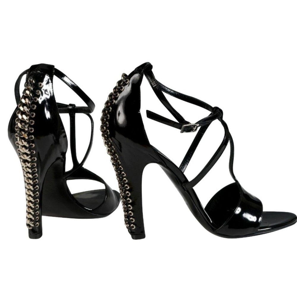 🔥 Authentic Versace Chain Heels 🔥 - Picture 4 of 16